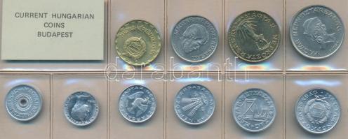 1984. 2f-20Ft 10db klf érmés forgalmi sor fóliatokban T:1