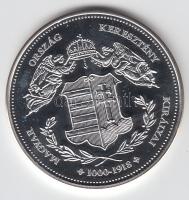 DN "Magyarország Keresztény Királyai / I. Zsigmond 1387-1437" Ag(0.333) emlékérem, (20g/38...