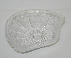 Poprádi kézzel metszett kristály tálka díszdobozban /  Hand cut crystal bowl in gift box 11,5x10cm