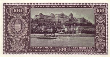 1945. 100P (3x) egymás utáni sorszámmal T:I-(apró sarokhajlás)