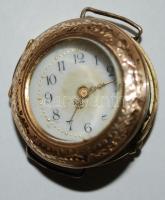 cca 1900 Cylindre 10 Rubis 14K aranyfedelű (Au) női karóra. Javításra szorul /  Ladies&#039; wristwatch with 14ct golden case. Needs repair. Br: 17,8gr