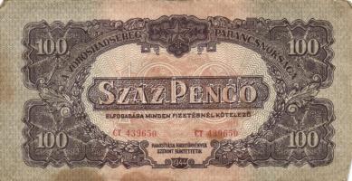 1944. 100P "A Vöröshadsereg Parancsnoksága" (10x) T:III