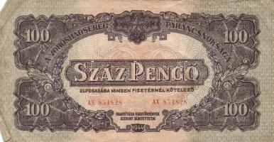 1944. 100P "A Vöröshadsereg Parancsnoksága" (10x) T:III