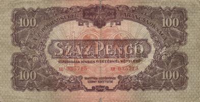1944. 100P "A Vöröshadsereg Parancsnoksága" (10x) T:III