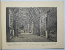 cca 1900 Cento vedute ricordo di Roma. 100 oldalas képes füzet. / book with 100 pictures