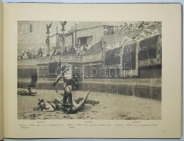 cca 1900 Cento vedute ricordo di Roma. 100 oldalas képes füzet. / book with 100 pictures