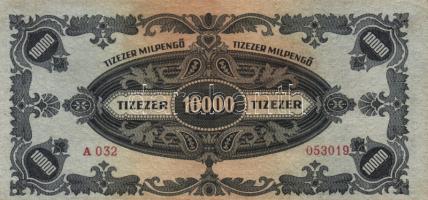 1946. 10.000MP (6x) köztük színváltozatok T:I-,II