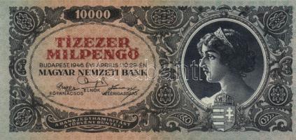 1946. 10.000MP (6x) köztük színváltozatok T:I-,II