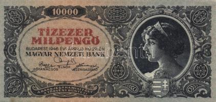 1946. 10.000MP (6x) köztük színváltozatok T:I-,II