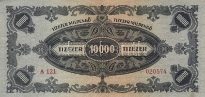 1946. 10.000MP (6x) köztük színváltozatok T:I-,II