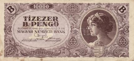 1946. 10.000BP (13x) T:II,II-,III