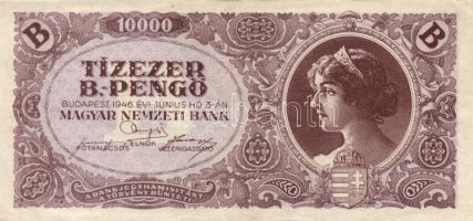 1946. 10.000BP (13x) T:II,II-,III