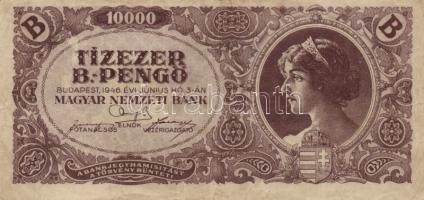 1946. 10.000BP (13x) T:II,II-,III