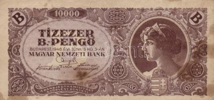 1946. 10.000BP (13x) T:II,II-,III