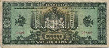 1946. 100.000MP (8x) nagyon alacsony sorozatszámúak! T:I-,II,III