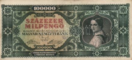 1946. 100.000MP (8x) nagyon alacsony sorozatszámúak! T:I-,II,III