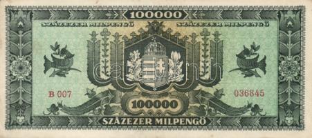 1946. 100.000MP (8x) nagyon alacsony sorozatszámúak! T:I-,II,III