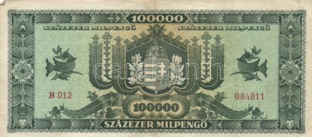 1946. 100.000MP (8x) nagyon alacsony sorozatszámúak! T:I-,II,III