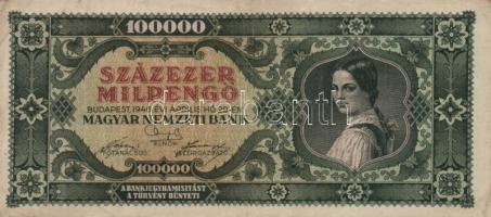 1946. 100.000MP (8x) nagyon alacsony sorozatszámúak! T:I-,II,III