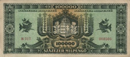 1946. 100.000MP (8x) nagyon alacsony sorozatszámúak! T:I-,II,III