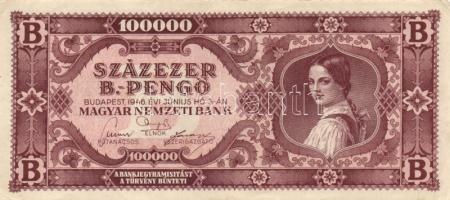 1946. 100.000BP (10x) T:II,III