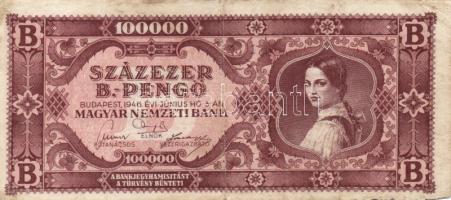 1946. 100.000BP (10x) T:II,III