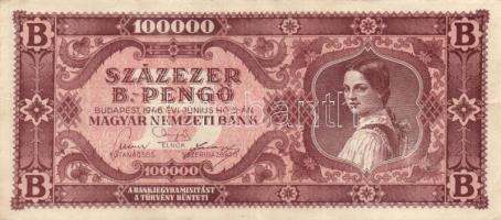 1946. 100.000BP (10x) T:II,III