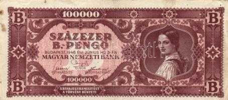 1946. 100.000BP (10x) T:II,III