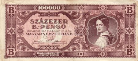 1946. 100.000BP (10x) T:II,III