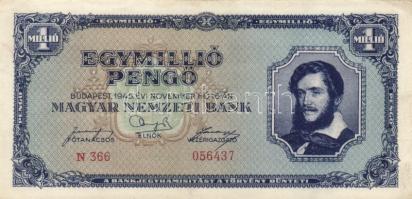 1945. 1.000.000P (6x) T:I-,II