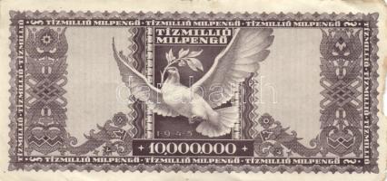 1946. 10.000.000MP (10x) különböző színváltozatok is T:II,II-,III