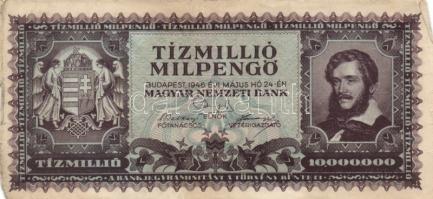 1946. 10.000.000MP (10x) különböző színváltozatok is T:II,II-,III