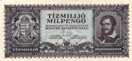 1946. 10.000.000MP (4x) különböző színváltozatok T:I-,II