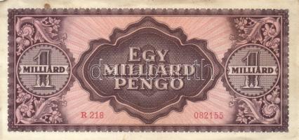 1946. 1.000.000.000P (4x) egymáshoz közeli sorszámmal T:I-,II fo