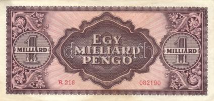 1946. 1.000.000.000P (4x) egymáshoz közeli sorszámmal T:I-,II fo