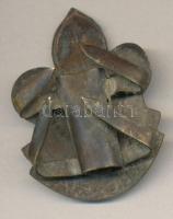 ~1940. "Hungaria" Br cserkész egyenruha jelvény, szign.: Ludvig (45x35mm) T:2