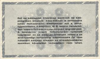 1946. 500.000AP (2x) kétféle színváltozat T:I-(sarokkopás)