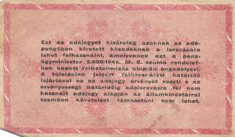 1946. 1.000.000AP fordított címer és hátlapi "amelyeknek" szöveggel! (5x) T:III,III-