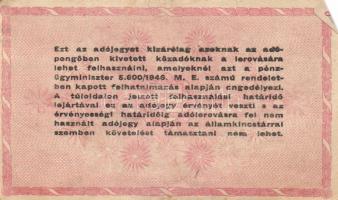 1946. 1.000.000AP fordított címer (16x) T:II-,III,III-