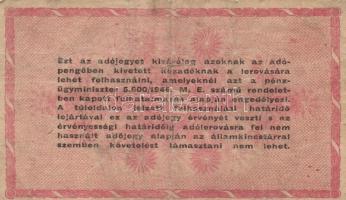 1946. 1.000.000AP fordított címer (16x) T:II-,III,III-