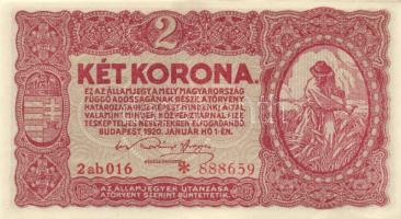 1920. 2K (4x) "2ab *" egymás utáni sorszámmal T:I-