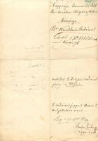 1878 Wenkheim Béla (1811-1879) politikus és miniszterelnök saját kézzel írt levele aláírásával, és 2...