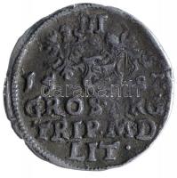 Lengyelország/Királyság/Litvánia/Vilnius 1582. 3Gr Ag "Báthory István" T:2-
Poland/Latvia/...