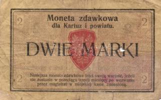 Lengyelország/Kartuzy 1920. 2M szükségpénz T:III- &lt;br/&gt;Poland/Kartuzy 1920. 2 Marki emergency note C:VG