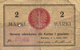 Lengyelország/Kartuzy 1920. 2M szükségpénz T:III-
Poland/Kartuzy 1920. 2 Marki emergency note C:VG