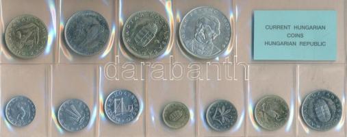 1994. 10f-200Ft 11db klf érmés forgalmi sor fóliatokban (200Ft Ag "Deák") T:1
