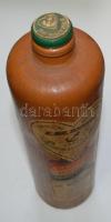 Holland, De Kuyper likőrös kerámia palack, hibátlan, 1 literes, m: 31 cm, eredeti kupakkal