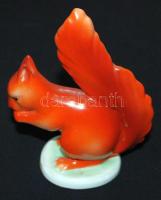 Holloházi mókus, kézzel festett, hibátlan, m:14 cm