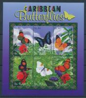 The Caribbean flora and fauna mini sheet, A Karib-tenger növény- és állatvilága kisív