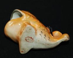 Halacska, iparművészeti K.Sz. jelzéssel, jó állapotban de kopott, 5×8 cm